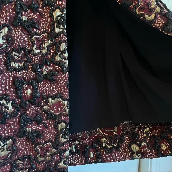 NWT MIU MIU Rare 2018 Runway Gonna Lurex Metallic Dress Bordeaux - EU38 (US8) - Picture 12 of 15